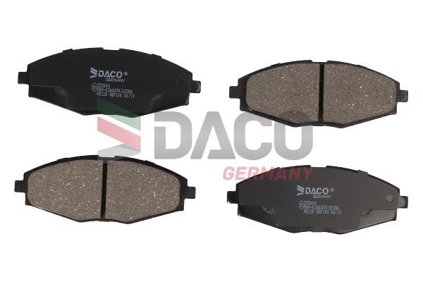 Daco 325004 Brake Pad Set, disc brake 325004: Buy near me in Poland at 2407.PL - Good price!