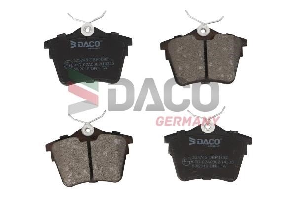 Daco 323745 Brake Pad Set, disc brake 323745: Buy near me in Poland at 2407.PL - Good price!