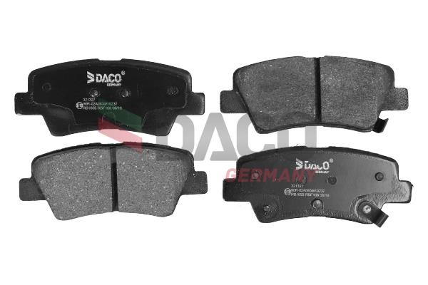 Daco 321327 Brake Pad Set, disc brake 321327: Buy near me in Poland at 2407.PL - Good price!