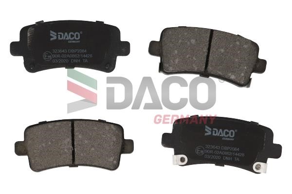 Daco 323643 Тормозные колодки дисковые, комплект 323643: Отличная цена - Купить в Польше на 2407.PL!