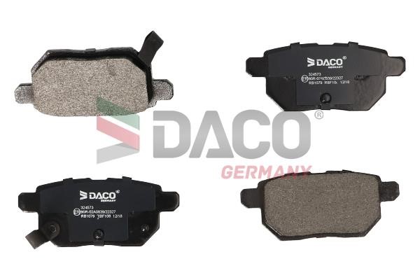 Daco 324573 Тормозные колодки дисковые, комплект 324573: Отличная цена - Купить в Польше на 2407.PL!