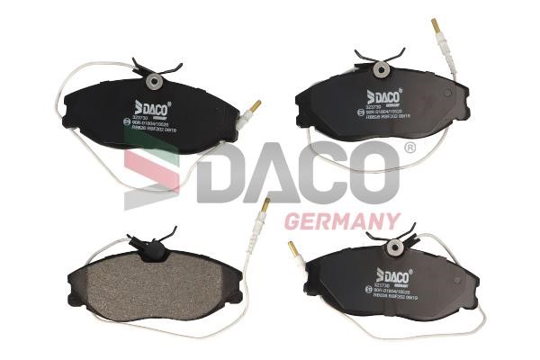 Daco 323730 Тормозные колодки дисковые, комплект 323730: Купить в Польше - Отличная цена на 2407.PL!