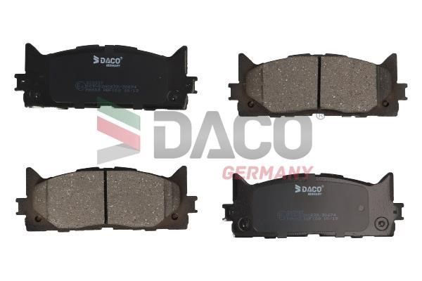 Daco 323937 Тормозные колодки дисковые, комплект 323937: Отличная цена - Купить в Польше на 2407.PL!