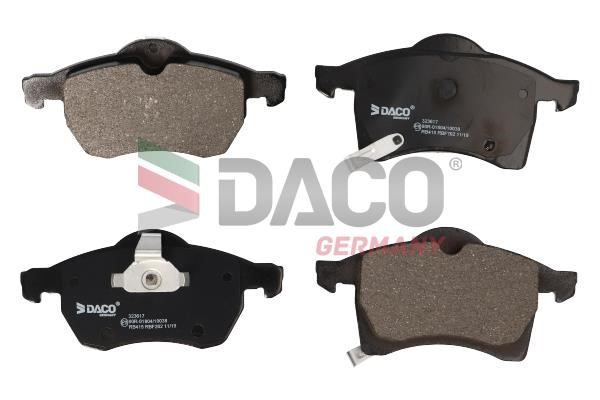 Daco 323617 Brake Pad Set, disc brake 323617: Buy near me in Poland at 2407.PL - Good price!