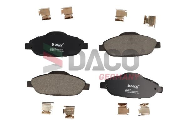 Daco 323754 Brake Pad Set, disc brake 323754: Buy near me in Poland at 2407.PL - Good price!