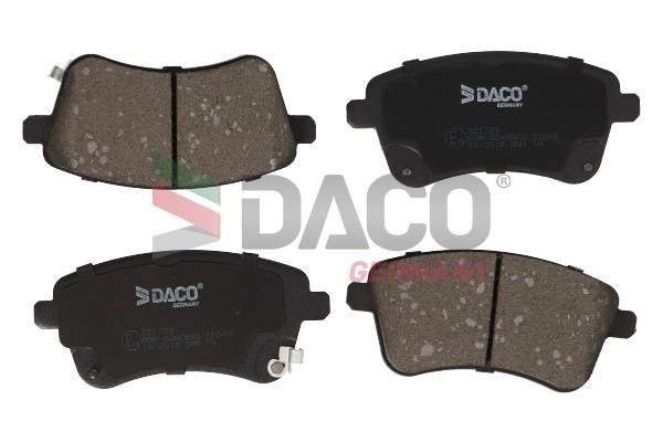 Daco 321729 Brake Pad Set, disc brake 321729: Buy near me in Poland at 2407.PL - Good price!