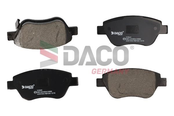 Daco 323645 Brake Pad Set, disc brake 323645: Buy near me in Poland at 2407.PL - Good price!