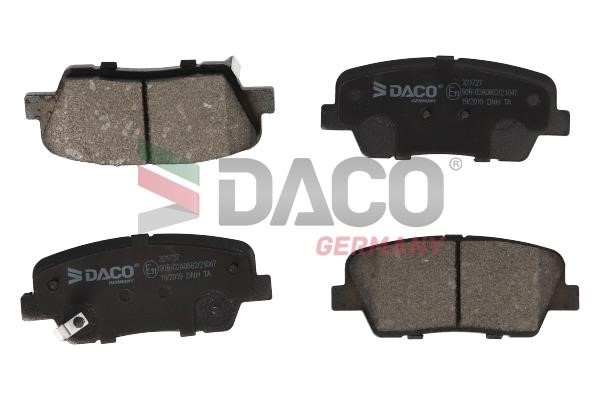 Daco 321727 Brake Pad Set, disc brake 321727: Buy near me in Poland at 2407.PL - Good price!