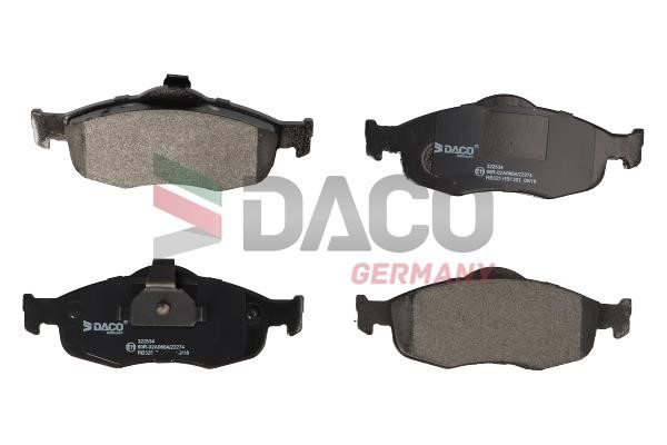 Daco 322534 Brake Pad Set, disc brake 322534: Buy near me in Poland at 2407.PL - Good price!