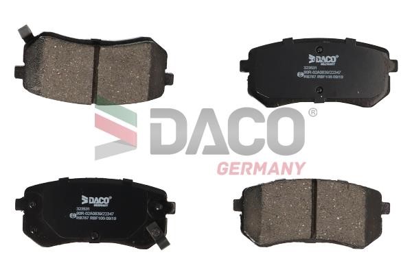 Daco 323531 Brake Pad Set, disc brake 323531: Buy near me in Poland at 2407.PL - Good price!