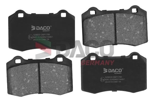 Daco 320620 Brake Pad Set, disc brake 320620: Buy near me in Poland at 2407.PL - Good price!