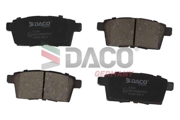 Daco 322246 Brake Pad Set, disc brake 322246: Buy near me in Poland at 2407.PL - Good price!