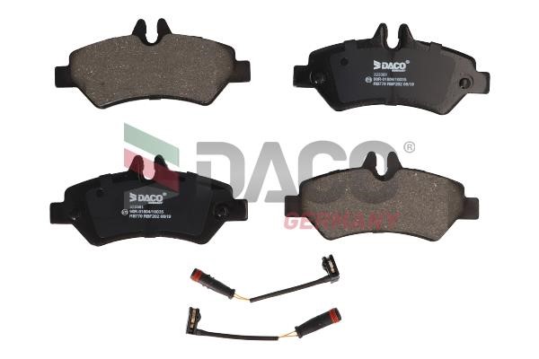 Daco 323361 Brake Pad Set, disc brake 323361: Buy near me in Poland at 2407.PL - Good price!