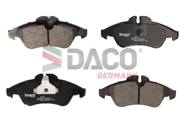 Daco 323327 Brake Pad Set, disc brake 323327: Buy near me in Poland at 2407.PL - Good price!