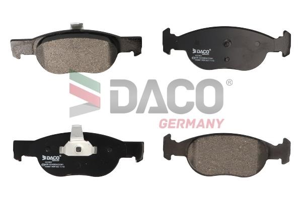 Daco 322363 Тормозные колодки дисковые, комплект 322363: Отличная цена - Купить в Польше на 2407.PL!