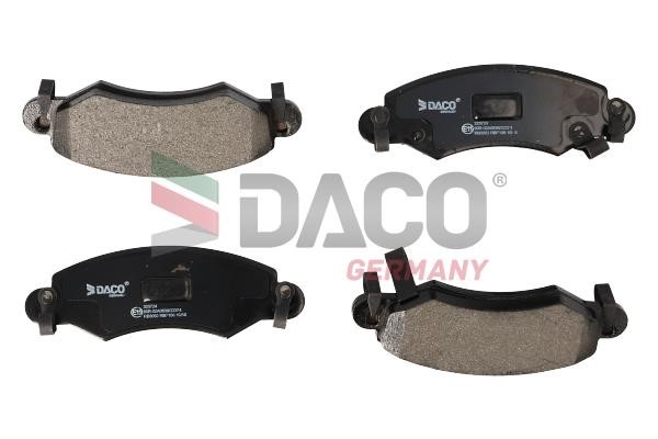 Daco 323724 Brake Pad Set, disc brake 323724: Buy near me in Poland at 2407.PL - Good price!