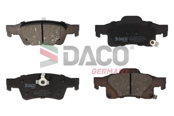 Daco 321608 Brake Pad Set, disc brake 321608: Buy near me in Poland at 2407.PL - Good price!