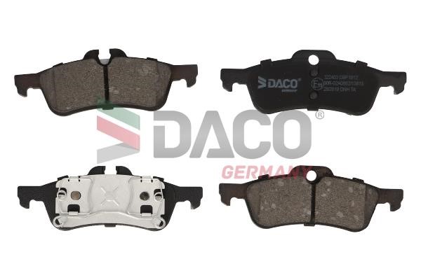 Daco 322403 Brake Pad Set, disc brake 322403: Buy near me in Poland at 2407.PL - Good price!