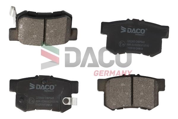Daco 329980 Тормозные колодки дисковые, комплект 329980: Отличная цена - Купить в Польше на 2407.PL!