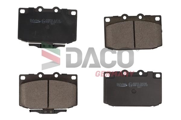 Daco 323213 Тормозные колодки дисковые, комплект 323213: Купить в Польше - Отличная цена на 2407.PL!