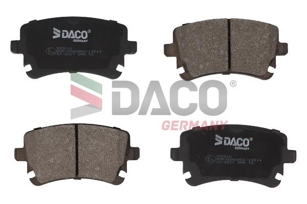 Daco 320210 Тормозные колодки дисковые, комплект 320210: Отличная цена - Купить в Польше на 2407.PL!