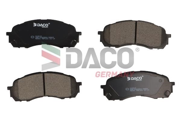 Daco 323610 Тормозные колодки дисковые, комплект 323610: Отличная цена - Купить в Польше на 2407.PL!