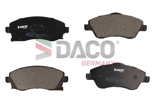 Daco 323624 Тормозные колодки дисковые, комплект 323624: Отличная цена - Купить в Польше на 2407.PL!