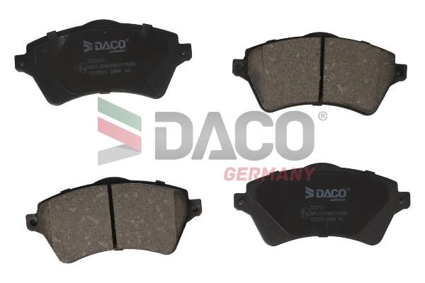 Daco 322012 Тормозные колодки дисковые, комплект 322012: Отличная цена - Купить в Польше на 2407.PL!