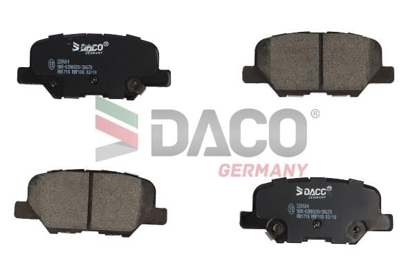Daco 320604 Тормозные колодки дисковые, комплект 320604: Отличная цена - Купить в Польше на 2407.PL!