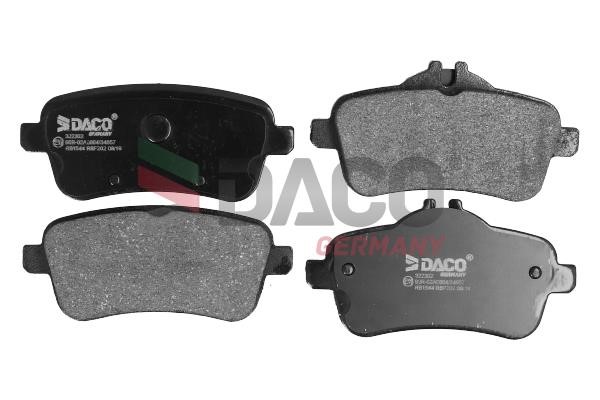 Daco 322302 Brake Pad Set, disc brake 322302: Buy near me in Poland at 2407.PL - Good price!