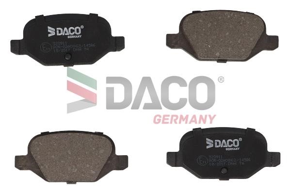 Daco 320911 Тормозные колодки дисковые, комплект 320911: Отличная цена - Купить в Польше на 2407.PL!