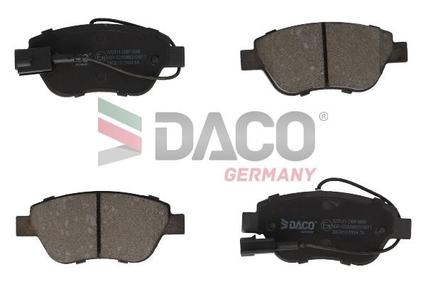 Daco 320511 Тормозные колодки дисковые, комплект 320511: Отличная цена - Купить в Польше на 2407.PL!