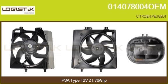 LGK 014078004OEM Electric Motor, radiator fan 014078004OEM: Buy near me in Poland at 2407.PL - Good price!