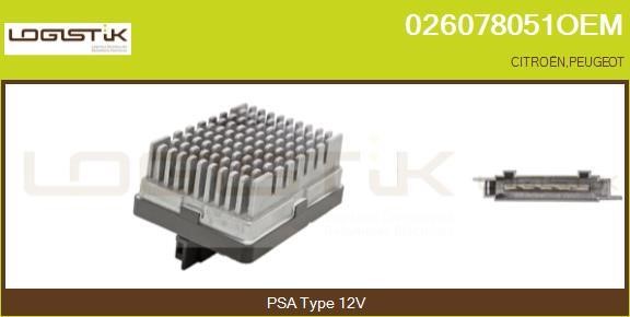 LGK 026078051OEM Resistor, interior blower 026078051OEM: Buy near me in Poland at 2407.PL - Good price!