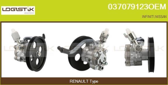 LGK 037079123OEM Hydraulic Pump, steering system 037079123OEM: Buy near me in Poland at 2407.PL - Good price!