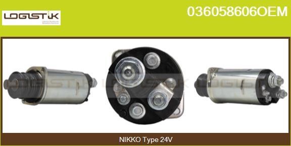LGK 036058606OEM Solenoid switch, starter 036058606OEM: Buy near me in Poland at 2407.PL - Good price!
