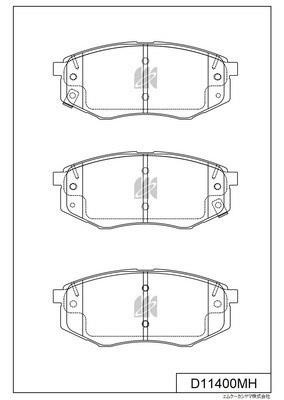 Kashiyama D11400MH Scheibenbremsbeläge, Set D11400MH: Kaufen Sie zu einem guten Preis in Polen bei 2407.PL!