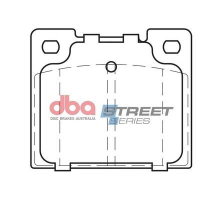 DBA DB538SS Brake Pad Set, disc brake DB538SS: Buy near me in Poland at 2407.PL - Good price!