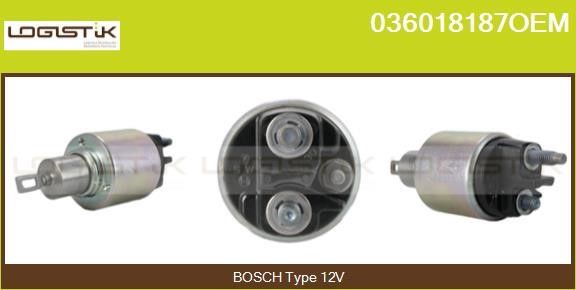 LGK 036018187OEM Solenoid switch, starter 036018187OEM: Buy near me in Poland at 2407.PL - Good price!