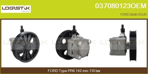 LGK 037080123OEM Hydraulic Pump, steering system 037080123OEM: Buy near me in Poland at 2407.PL - Good price!