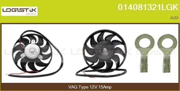 LGK 014081321LGK Вентилятор радиатора охлаждения 014081321LGK: Отличная цена - Купить в Польше на 2407.PL!