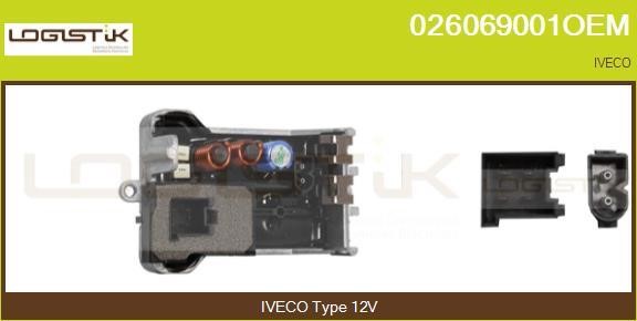 LGK 026069001OEM Resistor, interior blower 026069001OEM: Buy near me in Poland at 2407.PL - Good price!