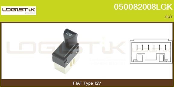 LGK 050082008LGK Power window button 050082008LGK: Buy near me at 2407.PL in Poland at an Affordable price!