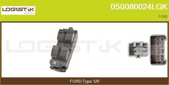 LGK 050080024LGK Power window button 050080024LGK: Buy near me in Poland at 2407.PL - Good price!