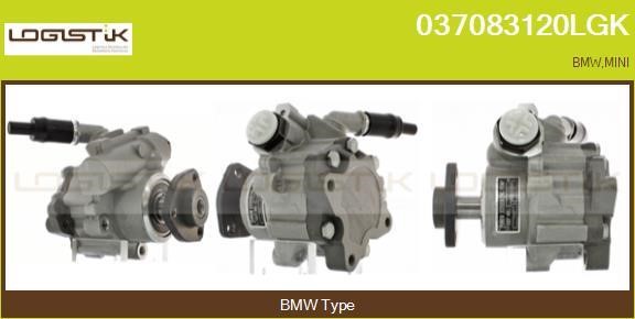 LGK 037083120LGK Hydraulic Pump, steering system 037083120LGK: Buy near me in Poland at 2407.PL - Good price!
