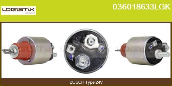 LGK 036018633LGK Solenoid switch, starter 036018633LGK: Buy near me in Poland at 2407.PL - Good price!
