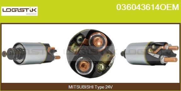 LGK 036043614OEM Solenoid switch, starter 036043614OEM: Buy near me at 2407.PL in Poland at an Affordable price!