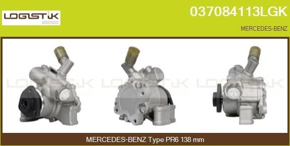 LGK 037084113LGK Hydraulic Pump, steering system 037084113LGK: Buy near me in Poland at 2407.PL - Good price!