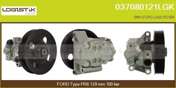 LGK 037080121LGK Hydraulic Pump, steering system 037080121LGK: Buy near me in Poland at 2407.PL - Good price!