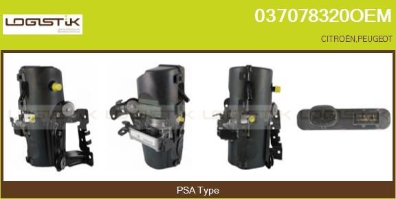 LGK 037078320OEM Hydraulic Pump, steering system 037078320OEM: Buy near me in Poland at 2407.PL - Good price!